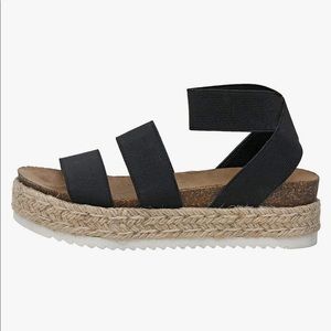 Pre loved strapped platform sandals